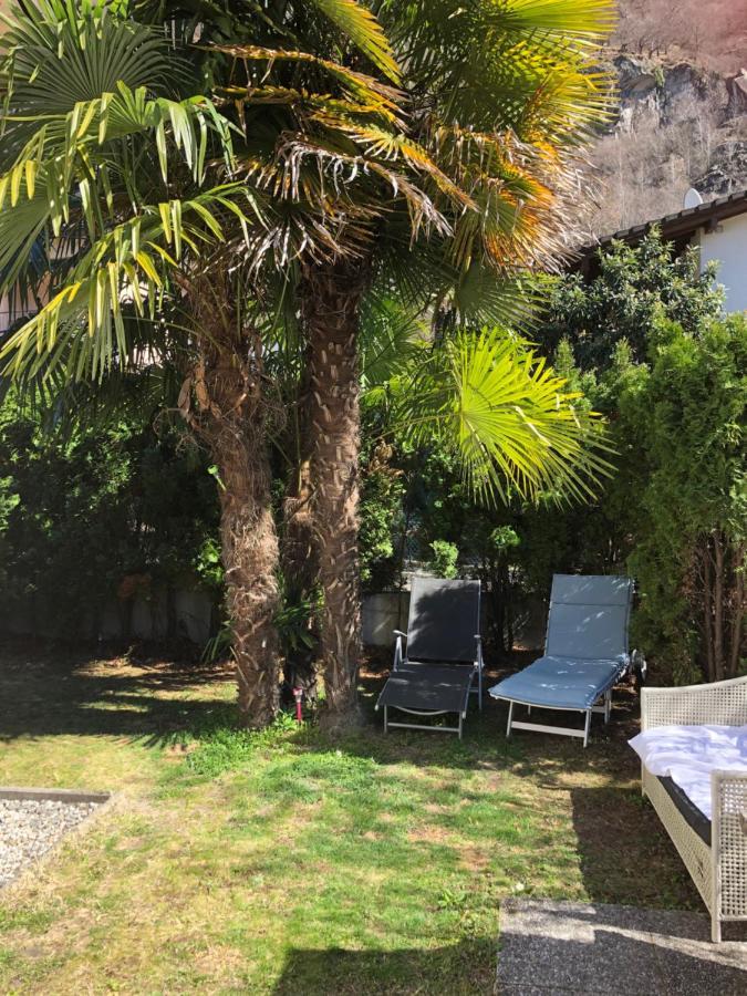 Gemuetliche Ferienwohnung Mit Garten Biasca Εξωτερικό φωτογραφία